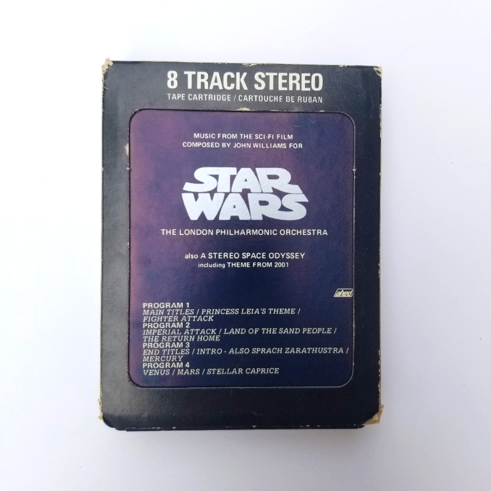 Vintage 1977 Star Wars London Philharmonic Orchestra 8-track Tape Cartri…
